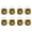 Gold, variant on 8 Pack Witch Cauldron Bucket Set, Mini Plastic Pot for Halloween Holiday DIY Party Table Decorations