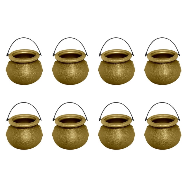 Halloween Witch Decorations Set with 8 Mini Witch Jars for Home Holiday Display