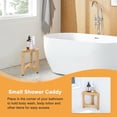 thumbnail image 4 of Tabouret de Douche d'Angle pour Raser les Jambes 13,2 Pouces, Repose-Pieds, Petit Banc pour Espaces de Salle de Bain - Tabouret de Spa Imperméable pour Douche Intérieure, 4 of 9