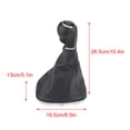 thumbnail image 7 of 5 Speed Gear Shift Knob Shifter Replacement Kit Collar Lever Stick Gaiter Boot Cover For Opel Corsa D 009140093 19276456, 7 of 7