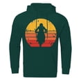 thumbnail image 4 of Valora Men Sweatshirt Men's Hoodies Sweatshirts Fashion Casual Motorcycle Print Hooded Pullover Long Sleeve Drawstring Sweater Top Dark Green 2XL, 4 of 4