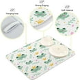 thumbnail image 4 of SKYSONIC Dish Drying Mat for Kitchen Counter Cute Frogs Crowns Eco Friendly Drying Mat - Easy to Clean Heat Resistant Dish Mat - 16x18, 4 of 6