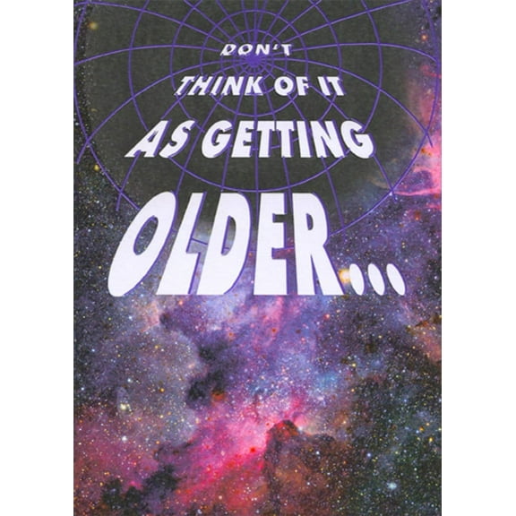 Designer Greetings Don't Think of It : Outer Space and Stars Funny / Humorous Birthday Card