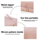 thumbnail image 3 of Bolsas de maquillaje para cosméticos de gran capacidad para mujeres y niñas, bolsas de cosméticos de viaje impermeables de cuero PU, 3 of 5