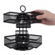 thumbnail image 5 of GOOHOCHY Bolsitas De Té De Metal Negro Con Giratorio Para Almacén En, 5 of 6