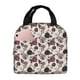 thumbnail image 1 of Easygdp Retro Red Black Roses Bolsa Térmica Premium - Tela Oxford Impermeable, Gran Capacidad, Bolsillo Frontal, Unisex para Trabajo, Escuela, Actividades al Aire Libre y Picnics, 1 of 8