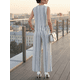 thumbnail image 3 of Conjunto 2 Piezas a Rayas, Chaleco Estilizado y Pantalón Wide-Leg, Frescura y Elegancia Casual para Mujer, 3 of 5