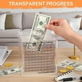 thumbnail image 2 of Piggy Bank for All Ages - Baseball Style Smash Box for Money,100 Day Savings Challenge,Unbreakable Clear Acrylic Money Saving Box for Cash Coin,Must Break to Open,Save $5050, 2 of 7