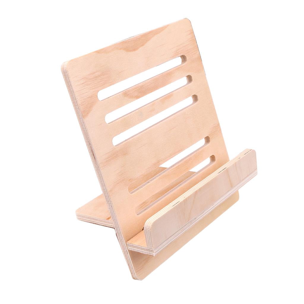 LeeQinersw Detachable Wood Desktop Bookstand Table Top Music Sheet Holder