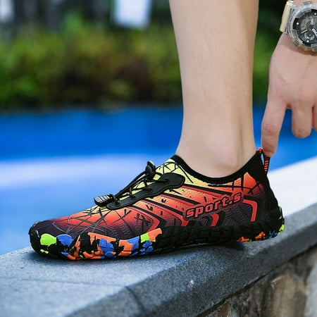

Summer Unisex Swimming Sports Water Shoes for Men Outdoor Quick-drying Breathable Beach Shoes Women Wading Shoes Large