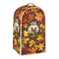 thumbnail image 2 of HELLHERO Oil Proof Coffee Machine Dust Cover Easy to Install Washable Kitchen Blender Dust Covers with Spill-Proof for Kitchen Counter, Maple Leaf Hedgehog Pattern, 2 of 6