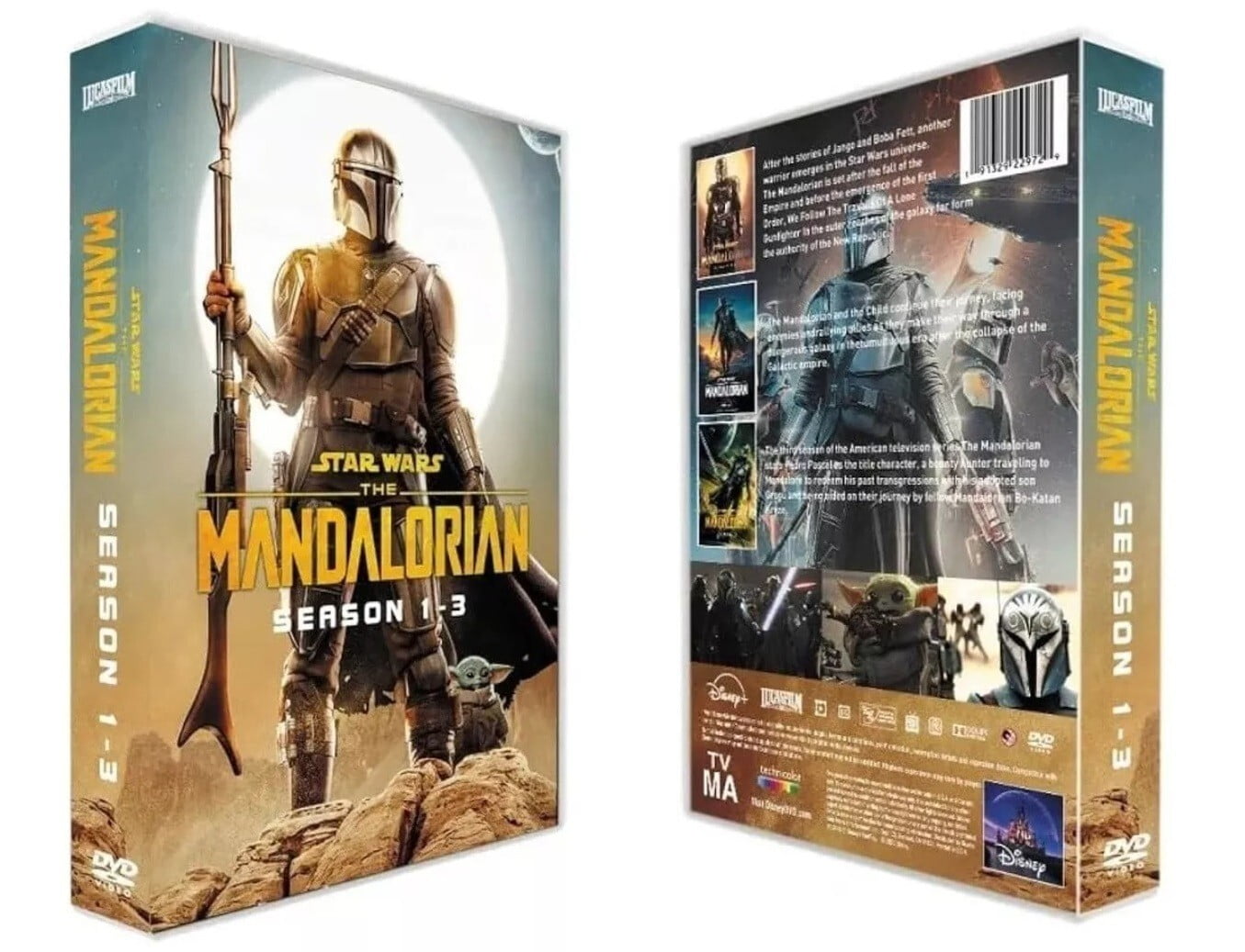 Disney Star Wars The Mandalorian Seasons 1-3, Blu-ray Collection