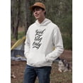 thumbnail image 2 of Good Vibes Only ! Hoodie Men -Image by Shutterstock, Male 4X-Large, 2 of 4