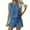 Blue, variant on RMGVDSD Women's Two Piece Outfits Solid Color Sleeveless Tank Tops And Shorts Casual Fashion 2 Piece Set Comfortable Loose Loungewear