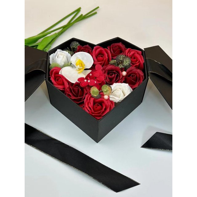 Creative Heart-Shaped Gift Box, Bouquet, Teacher's Day, Hand-held Gift, Birthday Gift for Girlfriends, Friends, Birthdays