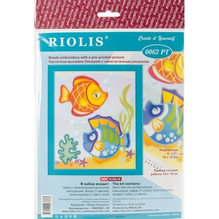 Sea Fish Stamped Cross Stitch Kit-6
