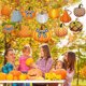thumbnail image 1 of Ganfancp 12Pcs Día de Acción de Gracias Tema Calabaza Papel Tornillo Colgante Fiesta Escena Decoración Decoración Colgante Ofertas Del Día 12 Tarjetas de Calabaza + 12 Espirales Individuales, 1 of 7