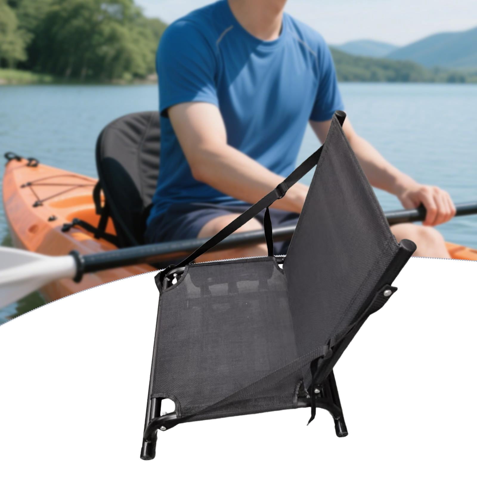 harayaa Kayak Seat Canoe Backrest Seat Folding Versatile Adjustable for Sit in Practical