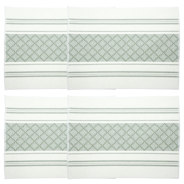 Juego de 4 manteles individuales decorativos para mesa de comedor y cocina.
