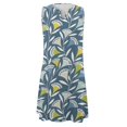 thumbnail image 5 of TJAZFJPA Robes Chasubles pour Femmes Robe Élégante pour Femmes à Col Rond Robe Débardeur Robe Décontractée à Imprimé Floral Robe de Maternité à Manches Longues Robes d'Hiver pour Femmes, 5 of 5