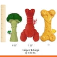 thumbnail image 5 of Nylabone Power Chew Toy Bundle, Cute Dog Toys for Aggressive Chewers, Filet Mignon, Cheese, and Bacon Flavors, Large Dogs - Up to 50 lbs, 3 Pack, 5 of 9