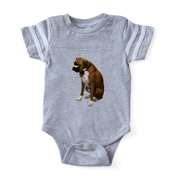 CafePress - Boxer Bone Photo.Pn... - Cute Infant Baby Football Bodysuit