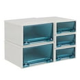 thumbnail image 2 of 5Pcs/Set Mini Storage Box Unique Portable Plastic Miniature Drawer Clothing Storage Holder for 1/6 Doll House White, 2 of 13