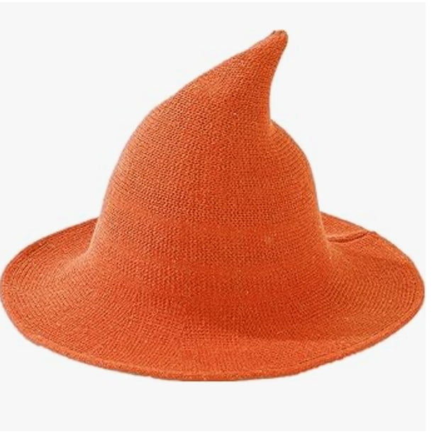 Sombrero plegable con punta de bruja para Halloween, de verano, muy vendido