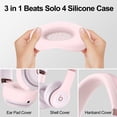 thumbnail image 4 of Funda protectora de silicona para auriculares Beats Solo 4, color rosa, 4 of 7