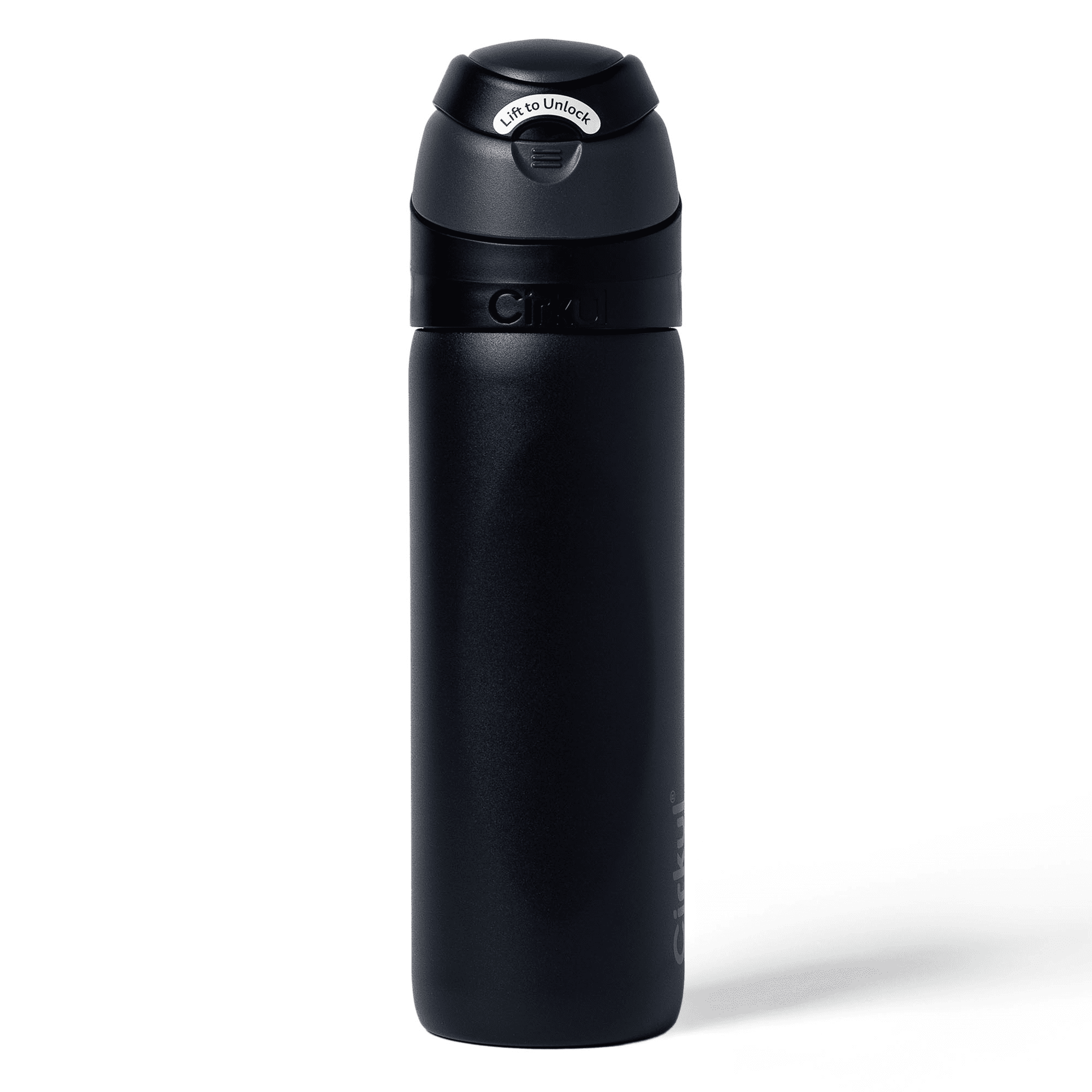 Owala FreeSip 24 oz Leakproof Metal Travel Water Bottle, Black