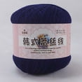 thumbnail image 4 of Hwkond Multicolor Yarn Up to 50% off Lace Thread DIY Woven Mercerized kid Fine Thread Crochet Yarn,(Navy), 4 of 5