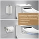 thumbnail image 4 of Soporte de papel higiénico independiente para baño, soporte para rollo de papel higiénico para tocador y debajo del lavabo, 4 of 5