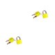 thumbnail image 1 of Kenally Candado Juguete Seguridad Enseñanza Prop Equipo de juego sensorial DIY Capacidad manual Educación temprana Suministros preescolares Blanco Type3 NO3 Kenally CBP377196, 1 of 6