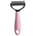thumbnail image 1 of 1PCS Pet Grooming Rake Double-Sided Dematting Tool for Dogs & Cats Extra-Wide Undercoat Rake for Long Hair Effective Deshedding Comb Ergonomic Handle Included, 1 of 9