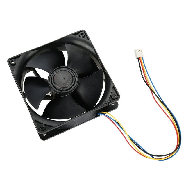 Ouitble Ventilador de refrigeración 7000RPM Wind‑Force 4 Pin Ventilador de refrigeración 250.3CFM Ventilador de refrigeración de disipación de Calor rápida para Antminer