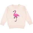 thumbnail image 2 of Inktastic Ladylike Flamingo Toddler Sweatshirt, 2 of 4