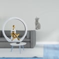 thumbnail image 2 of Estatua de niña,Estatuas de mujeres y niñas,figuritas decorativas elegantes,Escultura de arte abstracto,regalo creativo y moderno para el hogar.,Figura de escritorio,Estatua de gato,linda, 2 of 8