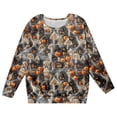 thumbnail image 4 of Aihuaihua Halloween Girls Hoodies Pumpkin Print Long Sleeve Pullover Sweatshirts for Kids Casual Fall Winter Tops Cozy and Comfortable Style, 4 of 4