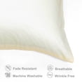 thumbnail image 3 of Unique Bargains 6 Pack Satin Pillowcase with Zipper, Queen, Pearl White, 3 of 8