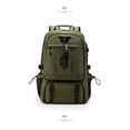 thumbnail image 1 of Escalada al aire libre para hombres Mochila multifuncional informal de gran capacidad Viaje Viaje de negocios Bolso de hombro doble Impermeable Resistente al desgaste Transpirable,Verde militar,60L, 1 of 12