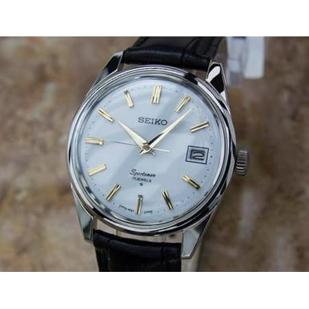 Sportsman 1960s Japanese Manual Mens Vintage Stainless Steel Watch Y95