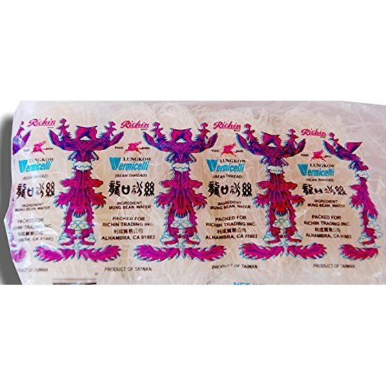 Lungkow Vermicelli Bean Thread Glass Noodles Non Gmo Product Of Taiwan - 