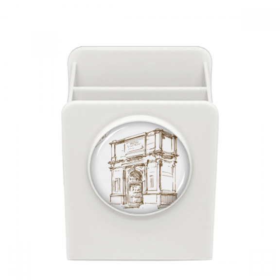 Arch of Rome Desk Pencil Holder Cup Pen Organizer