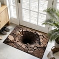 thumbnail image 4 of Absorbent Nonslip Door Mat for Entryway or Bathroom, Quick Dry Polyester Floor Rug, 16x24 Inch, Dirt Trapping, Multicolor, 4 of 6
