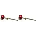 thumbnail image 1 of 2X Pédales en Alliage d'Aluminium pour Basses, Batteur à Pied, Accessoire pour Instruments de Percussion, Rouge, 1 of 6