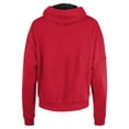 thumbnail image 5 of Women's New Era Scarlet San Francisco 49ers Boxy Pullover Hoodie, 5 of 5