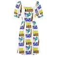 thumbnail image 6 of CHEERS AND BEERS TO 50 YEARS Sleeveless Dress Women long dress birthday dress, 6 of 7