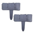 thumbnail image 2 of Faux Imitation Stone Garden Edging Border, No Dig Landscape Edging for Lawn, Flower Bed, Yard Landscaping, DIY Decorative Stone Garden Fence for Outdoor Pathway Patio 2pc, 2 of 8