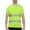 Fluorescent Green_001, variant on Men Hi Vis Reflective Quick Dry Safety Shirts Women High Visibility Breathable Mesh Short Sleeve Neon Work Shirt Fluorescent Green XL