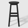 thumbnail image 5 of WestinTrends Malibu 29" HDPE Outdoor Patio Round Bar Stool, Black, 5 of 7